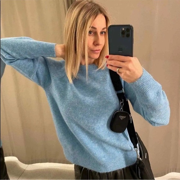 Zara SWEATER WITH WOOL AND ALPACA - Picture 3 of 12